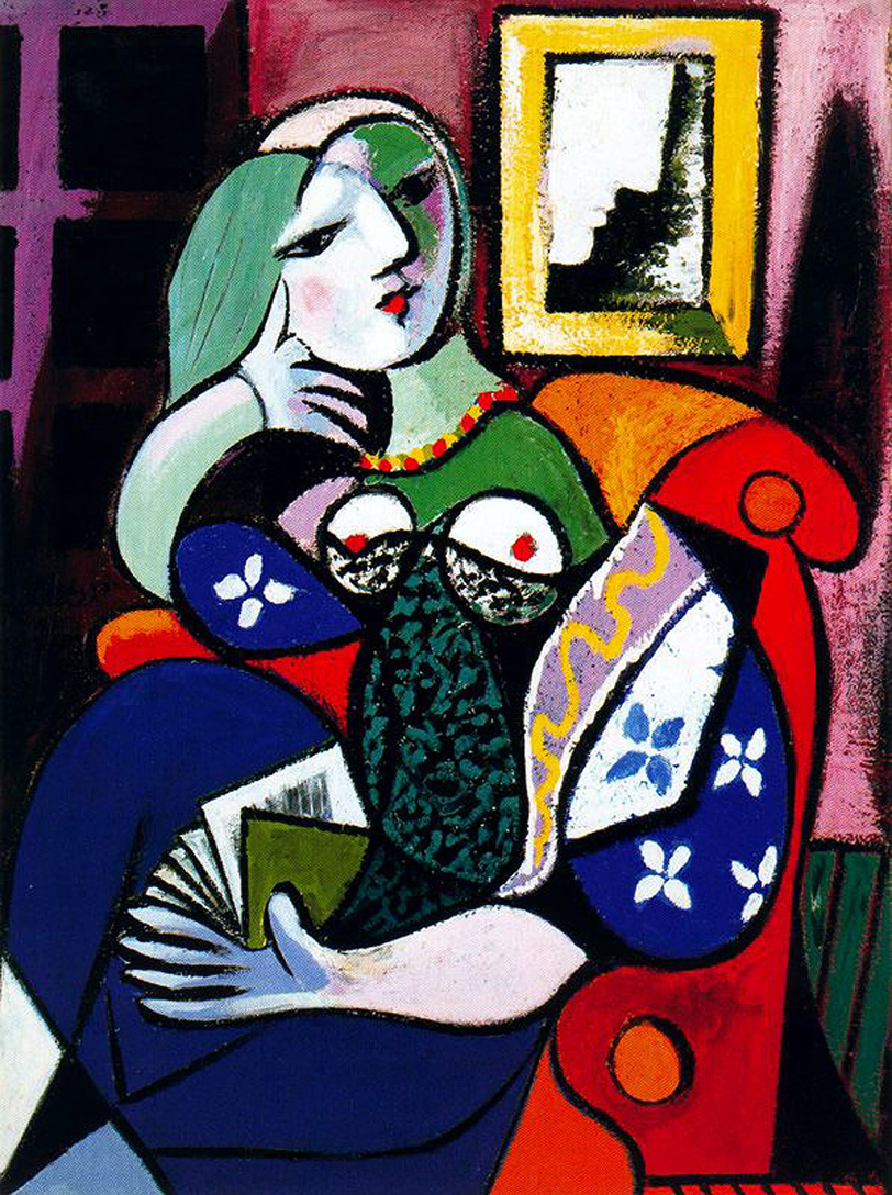Picasso Woman with book 1932